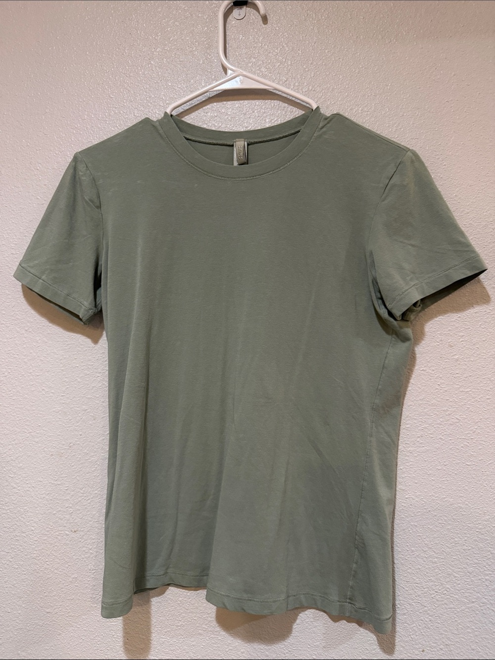 SKIMS Sage Green Crew Neck T-Shirt